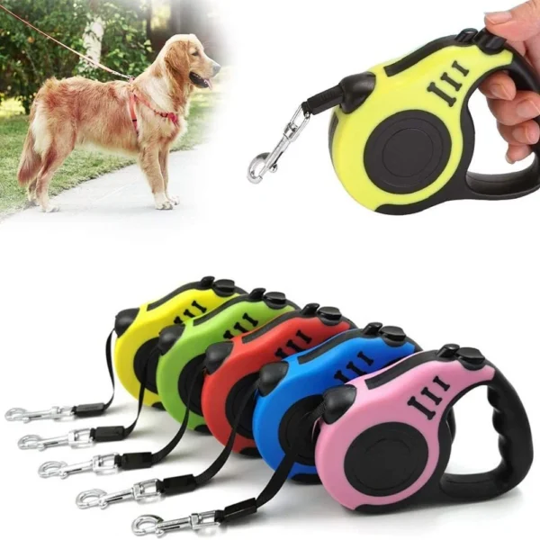 Dog Cat Pet Automatic Telescopic Traction Rope